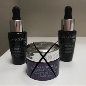 Lancome 2 Genifique serums only